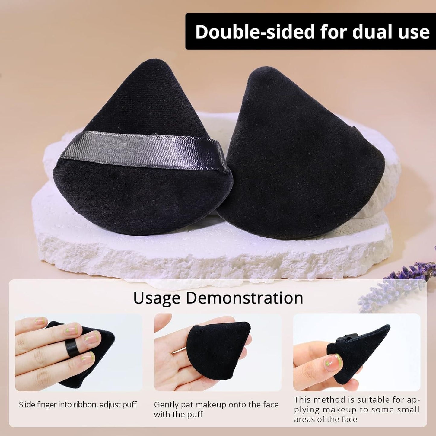 Triangle Powder Puffs for Face