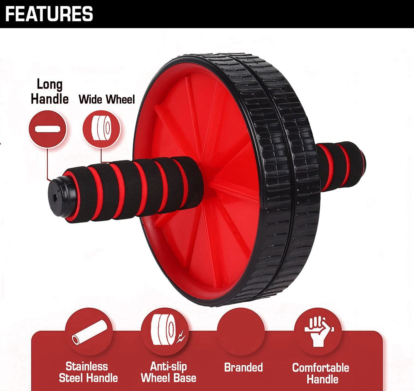 Premium Abs Roller for Men & Women Stomach