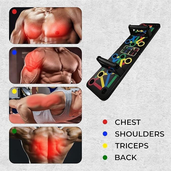 15 In 1 Pushup Board: Gym Equipment for Home Workout