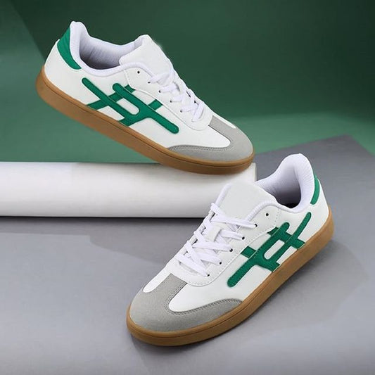 Campus Mens Roar Wht/Grn Sneakers